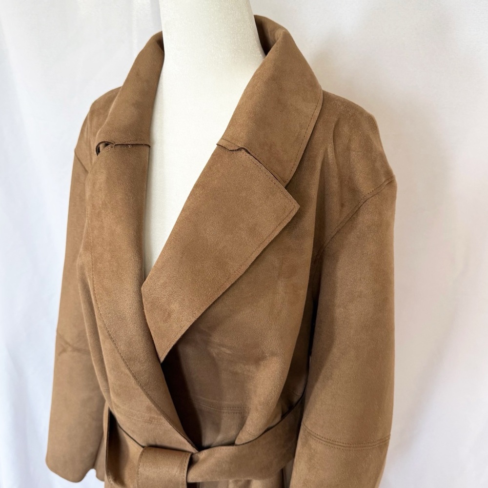 H&M Tan Long Coat - Picture 6 of 9